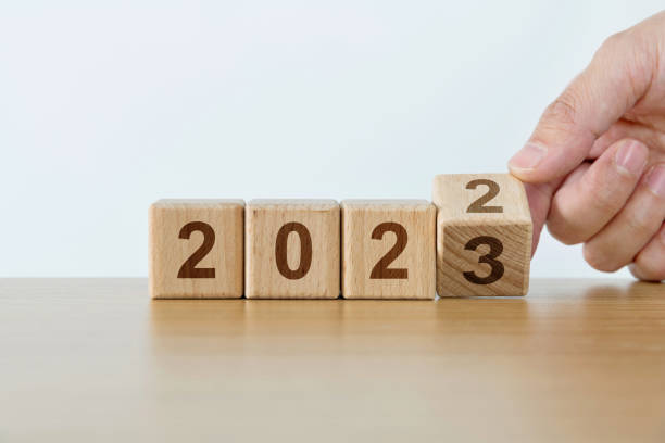 istock New year 2022 change to 2023 1429861402