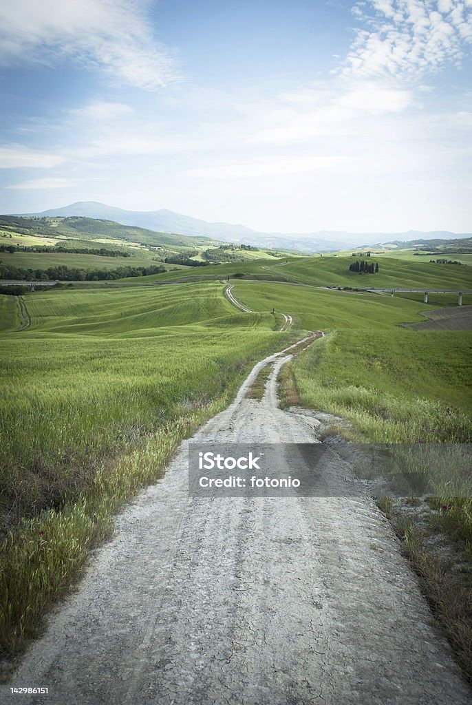 Carretera en campo - Foto de stock de Aire libre libre de derechos