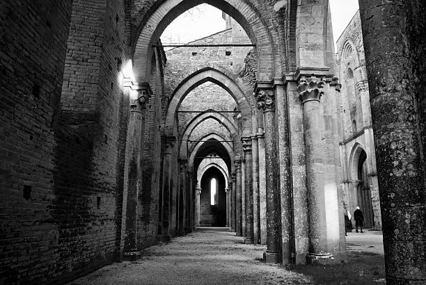 ruined abbey near Siena