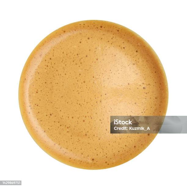 Inside Part Of Coffee Espresso Cup Isolated On White Stock Photo - Download Image Now