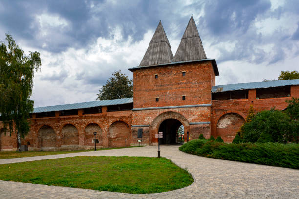 istock Zaraisky Kremlin view from the inside in cloudy autumn weather 1429878295