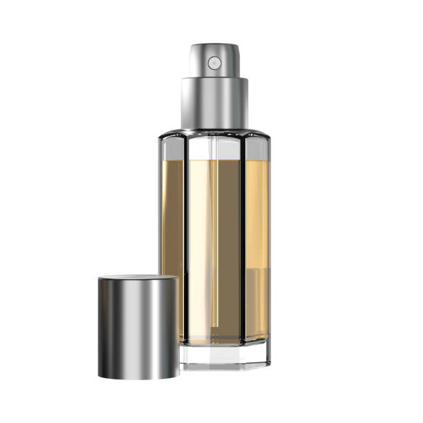istock 3D rendering of a glossy perfume bottle 1429898854
