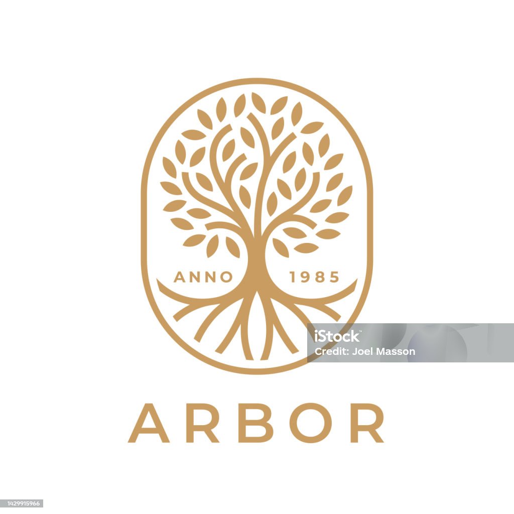 Arbor tree of life icon Arbor tree of life icon. Natural product plant growth emblem. Botanical wellness spa sign. Eco nature garden symbol. Premium oak tree roots vector illustration. Tree stock vector Arbor tree of life icon Arbor tree of life icon. Natural product plant growth emblem. Botanical wellness spa sign. Eco nature garden symbol. Premium oak tree roots vector illustration. Tree stock vector