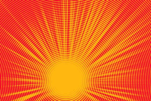 Sunburst background with Zoom Effect Sunburst abstract background with Zoom Effect and Blurred Motion nuclear fission stock illustrations