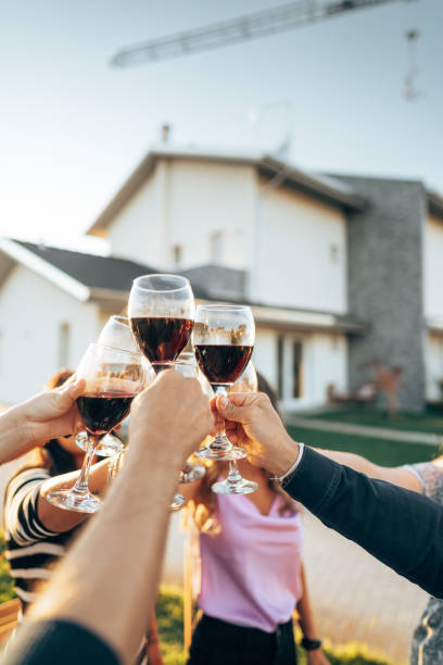 istock happiness friends toasting in autumn 1429920244