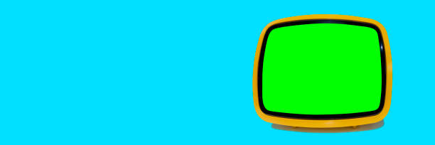 istock retro TV on a color background 1429921211
