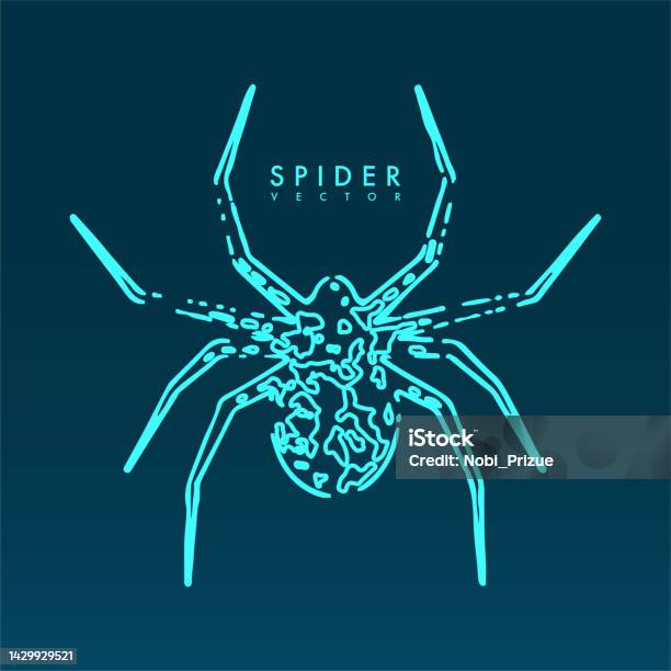 Abstract Spider Model Abstract Spider Illustration Stock Illustration - Download Image Now ...