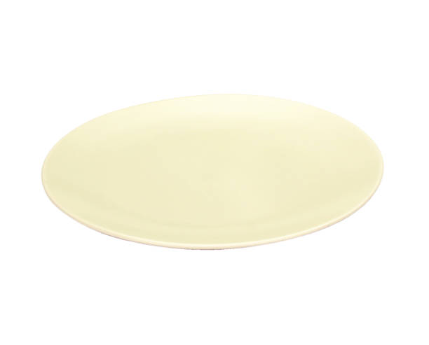 istock Empty porcelain, Ceramic plate isolated on white background 1429936999
