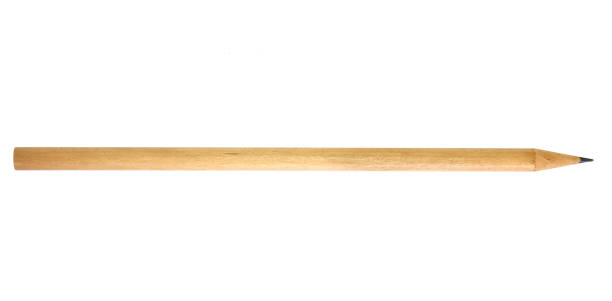 istock Wooden pencil isolated on white background 1429938406