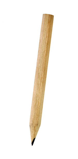 istock Wooden pencil isolated on white background 1429938435