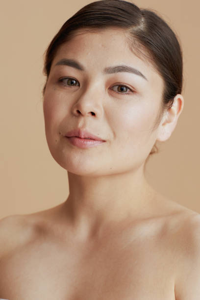 istock Portrait of young asian female looking in camera 1429952017