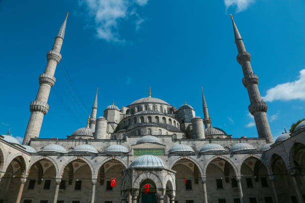 Blue Mosque (Sultan Ahmed) Istanbul Turkey stock photo