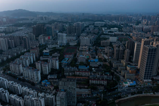 istock aerial photo of  Panoramic skyline  changsha china 1429956726