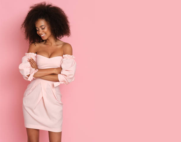 istock Positive African American female model. 1429963646