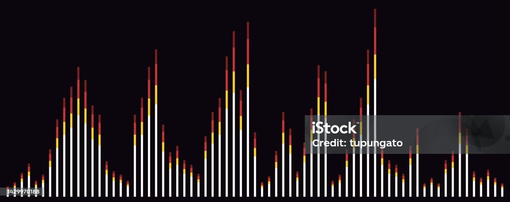Audio Level Vector Sound Equalizer Audio Vector Lines Stock Illustration - Download Image ...