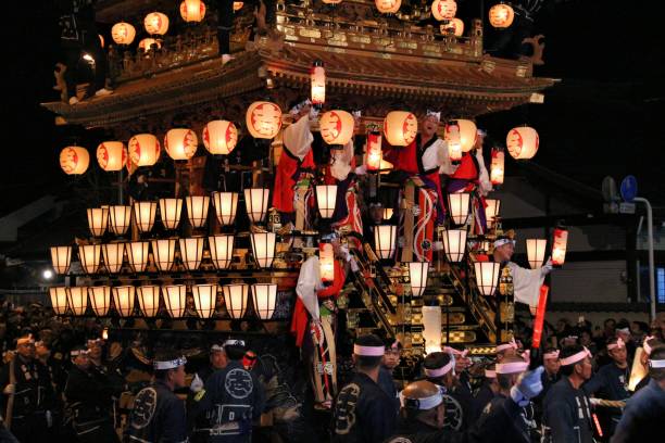 Chichibu Night Parade In Japan Stock Photo - Download Image Now -  Traditional Festival, Chichibu City, Night - iStock
