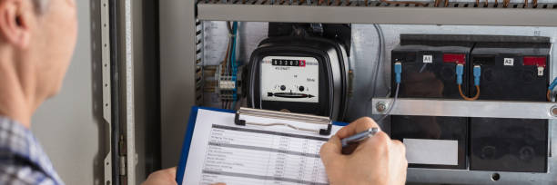 istock Male Technician Writing Reading Of Meter 1429977803