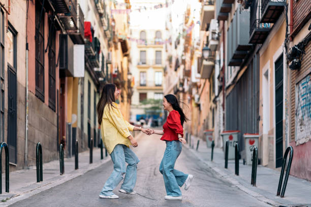 istock Young Female Friends Having Fun 1429982582