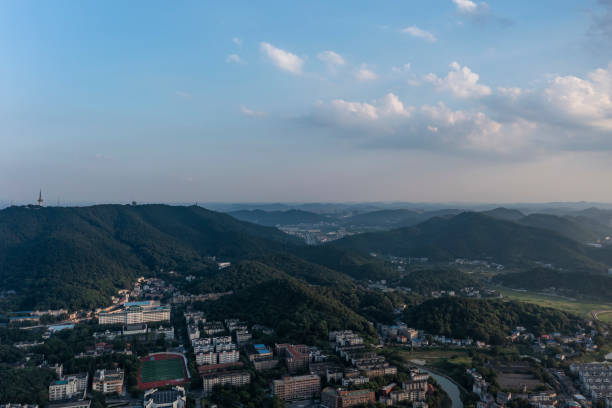 istock aerial photo of  Panoramic skyline  changsha china 1429985092