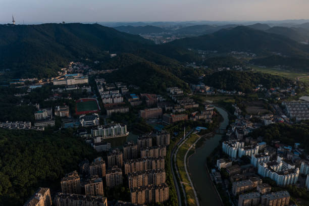 istock aerial photo of  Panoramic skyline  changsha china 1429985103