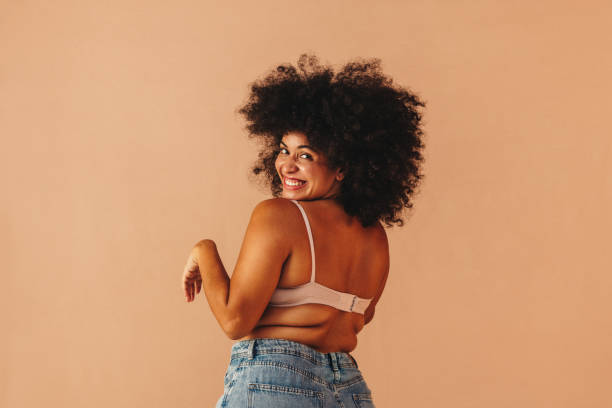 istock Beautiful young woman feeling comfortable in her natural body 1429991449