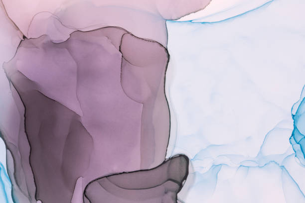 istock Abstract colorful Ink background. Alcohol Ink art. 1429994077