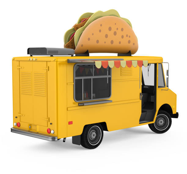 istock Food Truck Taco Isolated 1429995940