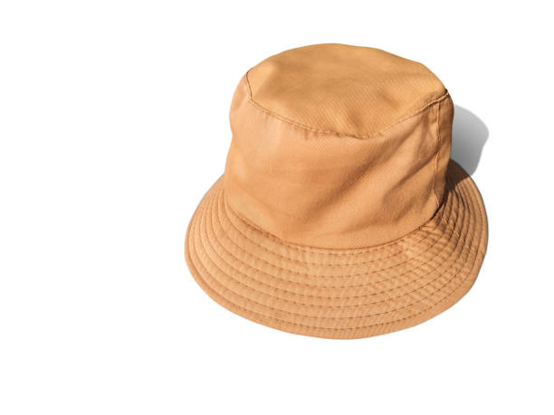 istock brown bucket hat isolated on white 1430000027