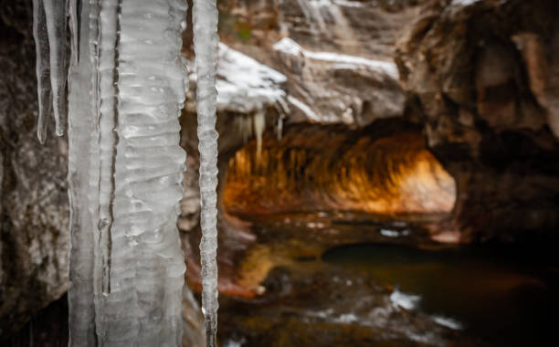 istock Icicles in Foreground of Subway canyon 1430005936