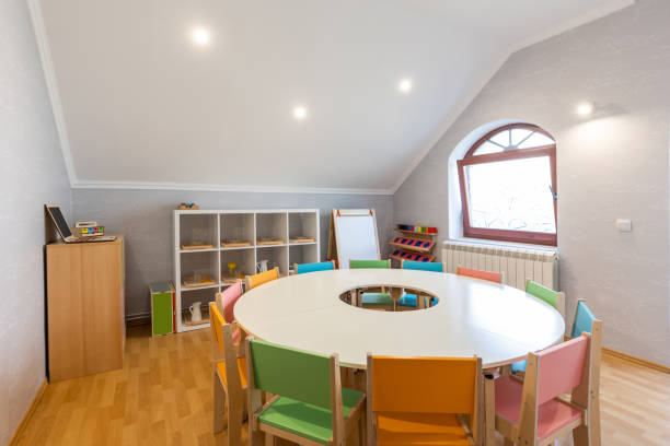 istock Interior of a montessori kindergarten 1430013784