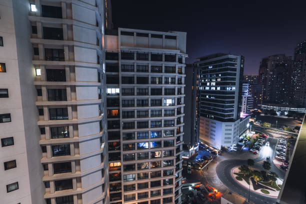 istock A night residential houses, Dubai 1430041093