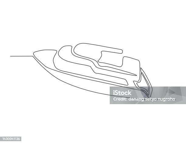 Speed Boat sketch line art illustration 9275560 Vector Art at Vecteezy
