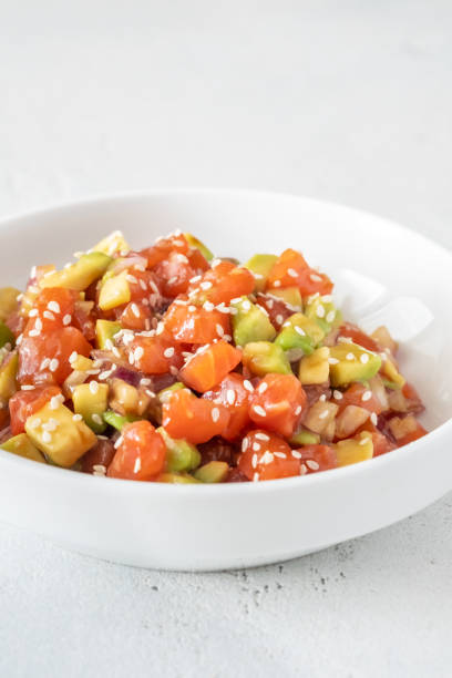 Bowl salmon poke