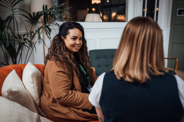 istock Two women having a meeting in an office 1430048074