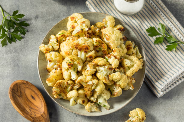 istock Homemade Roasted White Cauliflower 1430048101