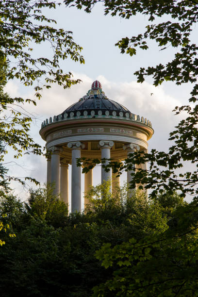 English Garden Park in Munich Germany.