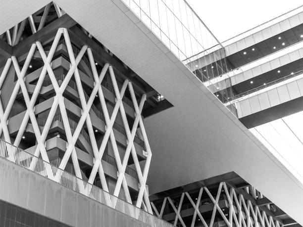 istock Exterior of modern architecture. Building abstract background 1430061899