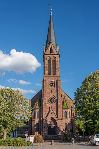 Park Near St. Walburgiskerkh In Arnhem, The Netherlands