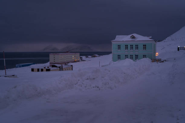istock Barentsburg on a gloomy Winter day, Svalbard 1430075730