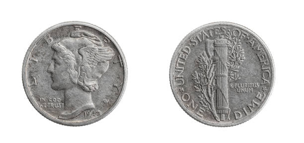 istock one dime coin isolated on white background 1430075815