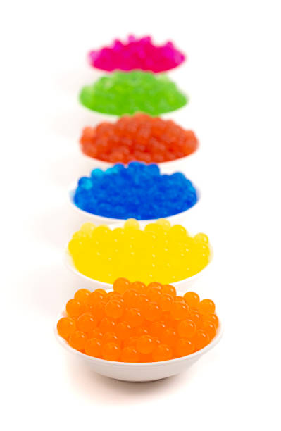 istock Six Different Flavors of Popping Boba Pearls 1430091687