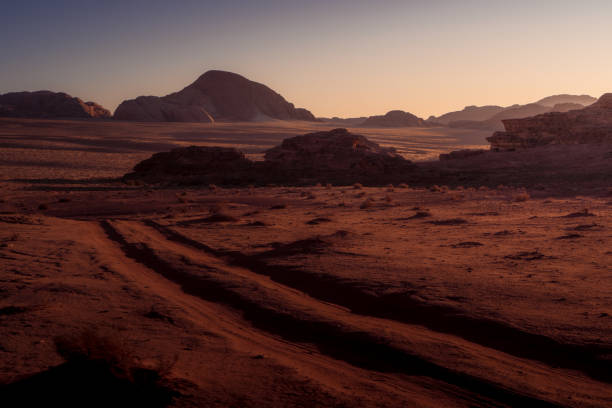 istock Sunset in Wadi Rum Valley 1430104905