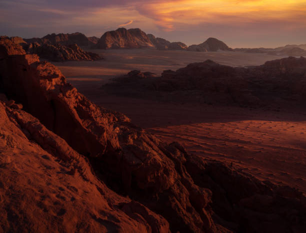 istock Sunset in Wadi Rum Valley 1430104970