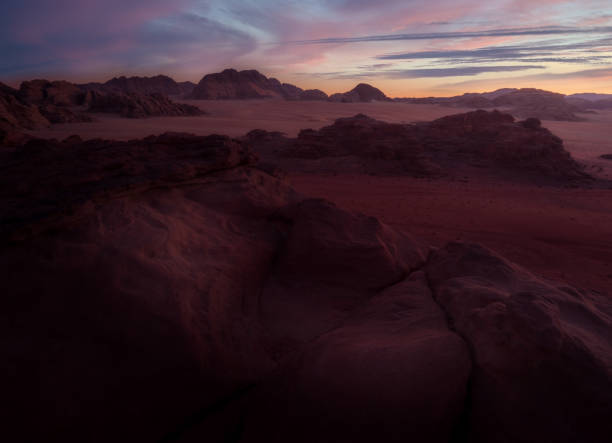 istock Sunset in Wadi Rum Valley 1430105042