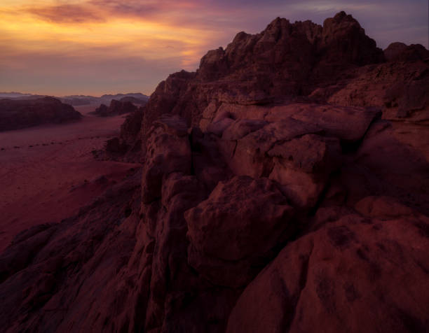 istock Sunset in Wadi Rum Valley 1430105090