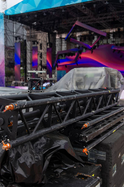 istock Details and elements of the stage podium. 1430109926