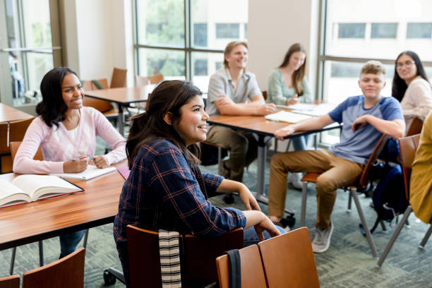 istock Students draw their attention to the unseen professor 1430112785