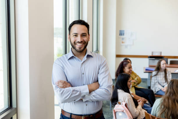 istock College professor smiles for the camera 1430114122