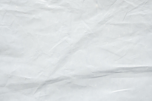 Fondo de textura de bolsa de plástico blanco de cerca photo