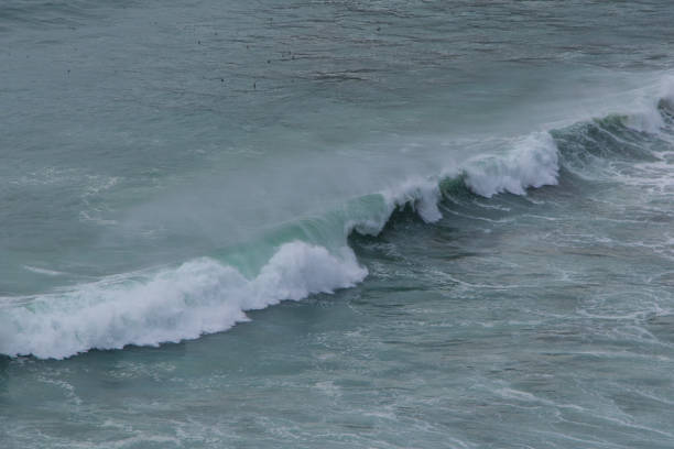 Big Waves crashing stock photo